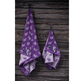 Pikkupuoti Badetuch 70x140cm aus 100% Baumwolle, violett