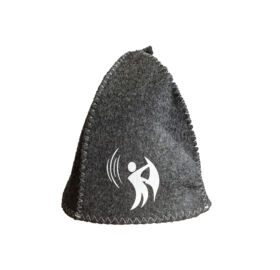 Sauna-Mütze aus Wollmischung, Grau