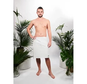 YEYE Sauna Kleidung für HERREN, Ecru