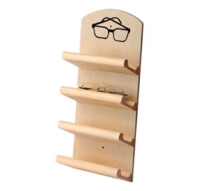 Brillenablage I. aus Kieferholz, 4 Brillen