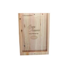 Holzrahmen für DIN-A4 Formate, Plexiglas