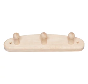 Handtuchhalter mit 3 Haken aus Erlenholz