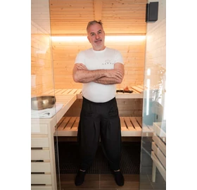 Sauna-, Yoga- oder Haremshose, Schwarzes L/XL