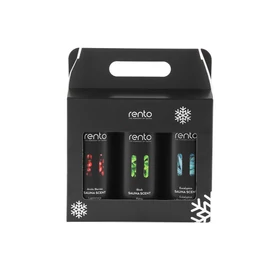 RENTO Sauna Geschenkbox, 3x400ml (Eukalyptus, Birke und Arktische Beere)