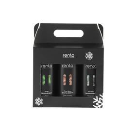 RENTO Sauna Geschenkbox, 3x400ml (Gewürzzauber, Wald und Arktische Kiefer)