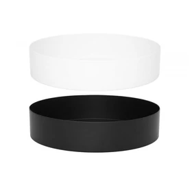 Verso Dekotablett für Duftspender, mattes schwarzes Aluminium