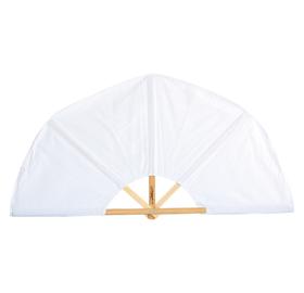 SAUNAGUT Sauna-Fächer STANDARD, WEISS
