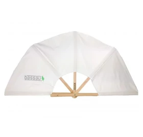 BASSAU Sauna-Fächer STANDARD, WEIß