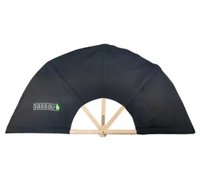 BASSAU Sauna-Fächer STANDARD, SCHWARZ