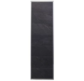 HARVIA Dekorsteinwand mit grauem Rahmen, 212,3 cm hoch