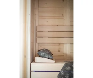 HARVIA Finnsauna Alaska Corner mit Saunaofen & Steuerung 206 x 206 cm