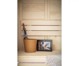 HARVIA Finnsauna Alaska Mini mit Saunaofen & Steuerung 160 x 110 cm