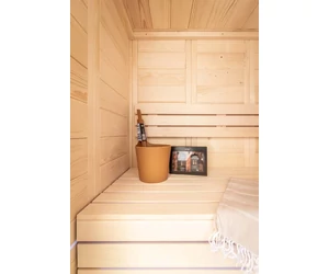 HARVIA Finnsauna Alaska Mini mit Saunaofen & Steuerung 160 x 110 cm