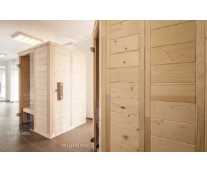 HARVIA Finnsauna Alaska Mini mit Saunaofen & Steuerung 160 x 110 cm