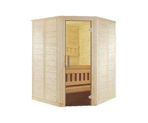 Sentiotec Finnsauna Wellfun Mini, Massivholzsauna aus Finnland