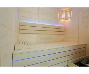 HARVIA Finnsauna Alaska Mini mit Saunaofen & Steuerung 160 x 110 cm