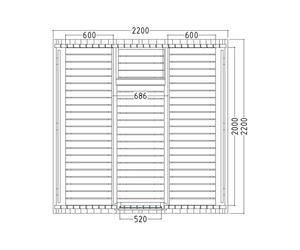 SENTIOTEC Fass-Sauna LEKKERI 220 cm lang