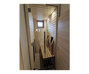 SAUNA KING Finn+Infra kombinierte Sauna Teneriffa für 1-2 Personen