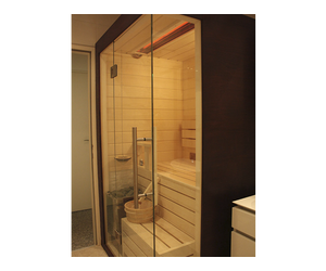 SAUNA KING Finn+Infra kombinierte Sauna Rhodos für 1-2 Personen