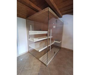 SAUNA KING Finn+Bio kombinierte Sauna Hawai für 2-3 Personen