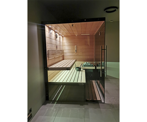 SAUNA KING Finn+Infra kombinierte Sauna Teneriffa für 2-3 Personen