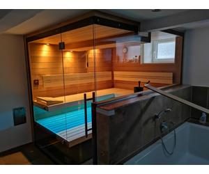 SAUNA KING Finnsauna Rhodos für 3-4 Personen