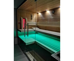 SAUNA KING Finn+Bio kombinierte Sauna Rhodos für 3-4 Personen