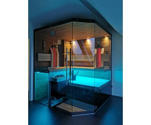 SAUNA KING Finn+Bio  kombinierte Sauna Hawai für 3-4 Personen