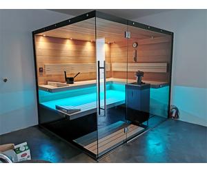 SAUNA KING  Finn+Bio kombinierte Sauna Mallorca für 3-4 Personen
