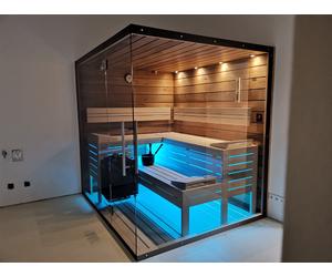 SAUNA KING Finn+Bio  kombinierte Sauna Hawai für 3-4 Personen