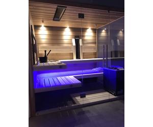 SAUNA KING Finnsauna Rhodos für 3-4 Personen