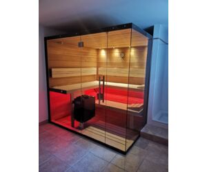 SAUNA KING  Finn+Bio kombinierte Sauna Mallorca für 3-4 Personen
