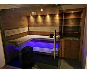 SAUNA KING Finnsauna Hawaii für 3-4 Personen