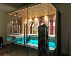 SAUNA KING Finn+Infra kombinierte Sauna Rhodos für 3-4 Personen