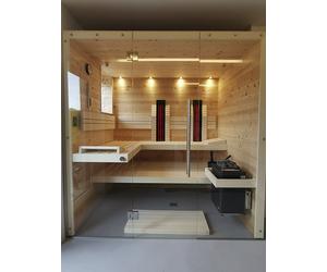 SAUNA KING  Finn+Bio kombinierte Sauna Mallorca für 3-4 Personen