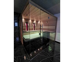 SAUNA KING Finn+Bio kombinierte Sauna Rhodos für 4-5 Personen