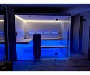 SAUNA KING Finn+Bio kombinierte Sauna Mallorca für 4-5 Personen