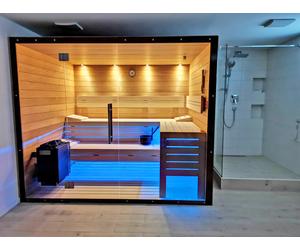 SAUNA KING Finn+Bio kombinierte Sauna Hawai für 4-5 Personen