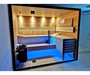 SAUNA KING Finn+Bio kombinierte Sauna Mallorca für 4-5 Personen