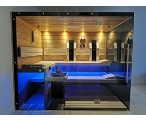 SAUNA KING Finn+Bio kombinierte Sauna Mallorca für 4-5 Personen