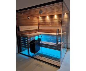 SAUNA KING Finn+Bio kombinierte Sauna Teneriffa für 4-5 Personen