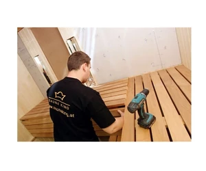 Montagekosten der SAUNA KING Standard Saunen
