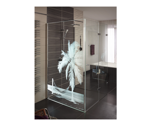 SAUNA KING Glas-Eckdusche (100x120cm H:200cm) in 4 Glasfarben