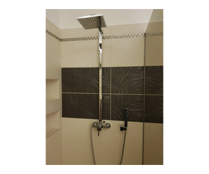 SAUNA KING Glas-Eckdusche (90x120cm H:200cm) in 4 Glasfarben