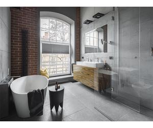 SAUNA KING Glas-Eckdusche (90x90cm H:200cm) in 4 Glasfarben