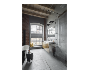 SAUNA KING Glas-Eckdusche (100x120cm H:200cm) in 4 Glasfarben