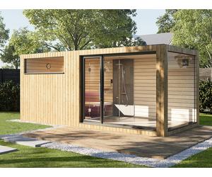 SAUNA KING GARTENSAUNA 615x260cm (Nr. 4)