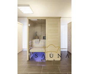 HARVIA Finnsauna Alaska Mini mit Saunaofen & Steuerung 160 x 110 cm