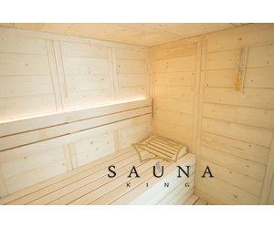 HARVIA Finnsauna Komfort Small mit Saunaofen & Steuerung 208 x 158 cm