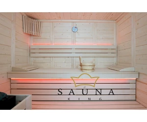 HARVIA Finnsauna Komfort Small mit Saunaofen & Steuerung 208 x 158 cm
